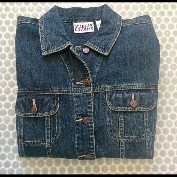 BILL BLASS Vintage Denim Jacket size PL - Picture 12 of 12